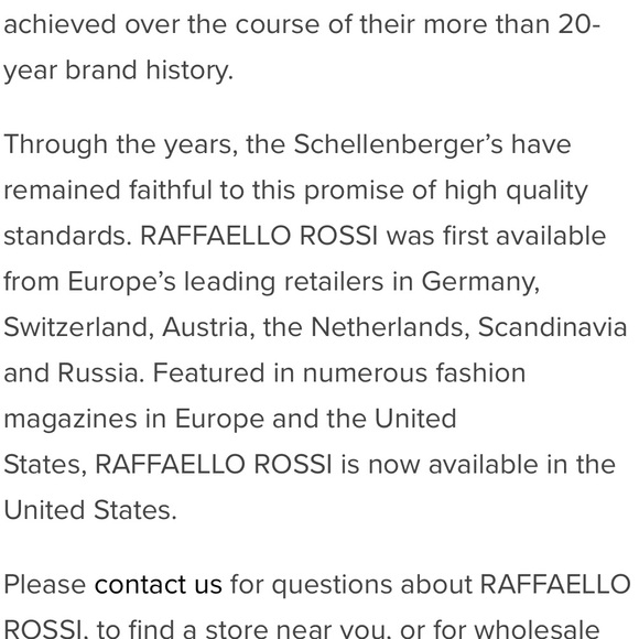 *RAFFAELLO ROSSI European Designer Blue Jean NWT - Picture 12 of 13